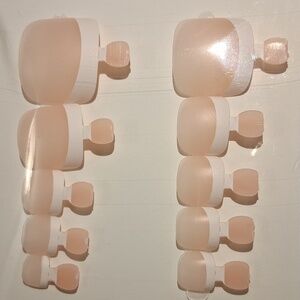 French Tip Press-on Toenail